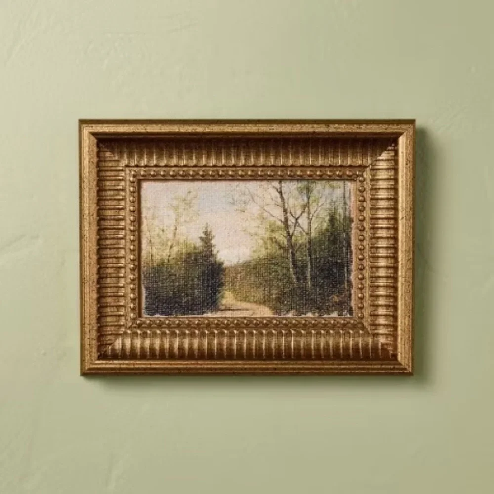 New /Horizontal Landscape Road Framed Wall Art - Hearth & Hand™ with Magnolia